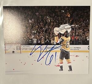 Vegas Golden Knights Mark Stone Signed Stanley Cup NHL 8x10  Photo COA