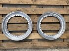 16x1” pair BBS Lips BBS RS/RF Replacement Lips 34 Holes OEM Used