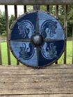 New Handmade Medieval Dragon Wooden Viking Shield Round Shield Best Gifts