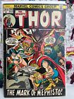 Mighty Thor #205 - Marvel 1972, Mephisto Cover, Story, VG-