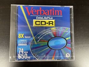 Verbatim Data Life Plus CD-R 74min 650mb Compact Disc Recordable