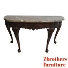 New ListingCouncill Craftsman Furniture Marble Top Ball Claw Sideboard Buffet
