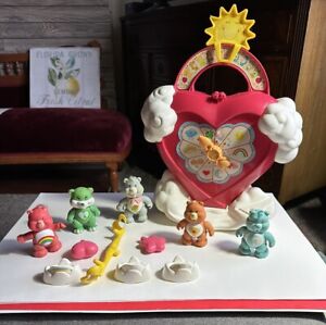 1983 Vintage Kenner Care Bears Care-a-Lot Playset Playhouse Clouds Teeter-Totter