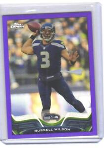2013 Topps Chrome Russell Wilson #175 Purple Refractors SN,#193/499,2nd Year