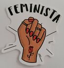 Feminista Fist With Rose Tattoo On Wrist Multicolor Sticker Decal Embellishment