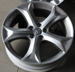 09-16 Toyota Venza OEM Wheel Rim 20x7.5 69558 426110T010 4261A0T020 Hyper Silver