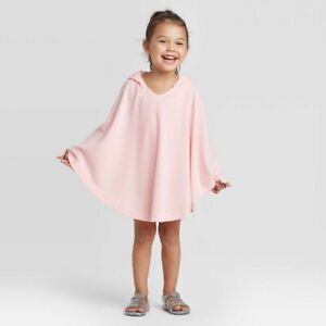 Cat & Jack Baby Toddler Girls Pink Hooded Unicorn Beach Cover Up 12-18 Months