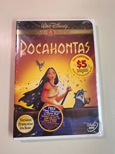 Pocahontas DVD, 1995 Animated, Disney Gold Collection Edition, Bonus
