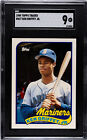 1989 Topps Traded Ken Griffey Jr. RC Rookie #41T SGC 9 MINT Centered + Vibrant!
