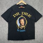 Vintage Dr Dre Shirt Mens XL Black Rap 2005 The Chronic Death Row Records Music