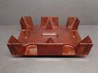 Vintage 60s - 70s Playing Card Tray / Lazy Susan - Holds 2 Decks