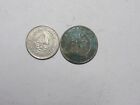 Lot of 2 Different Bahrain Coins - 1965 and 2010 - Circulated