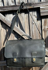Vtg COACH Black Prescott Leather Briefcase Laptop Messenger Bag Unisex Quality