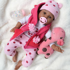 Reborn Baby Dolls Black Girl, 22 Inches Realistic Baby Dolls That Look Real, Lif