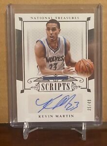 New ListingKevin Martin 2014-2015 National Treasures Scripts AUTOGRAPH #/49 Timberwolves