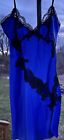 Vintage Jonquil by diane samandi - 2 Piece Royal Blue Babydoll Gown & Robe
