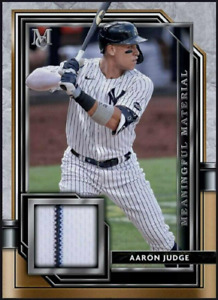 2021 Topps Museum Collection Relic Patch Uncommon MLB - AARON JUDGE Digital Card
