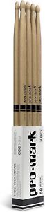 Drum Sticks - Classic 5B Hickory Drumsticks,Oval Wood Tip,Buy 3 Pairs Get 1 Free