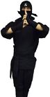 Authentic adult ninja suit set Japanese L size black 6 piece set  From Japan