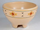 New ListingVintage Treasure Craft Footed Salsa/Guacamole Bowl. Southwest Design Made In USA