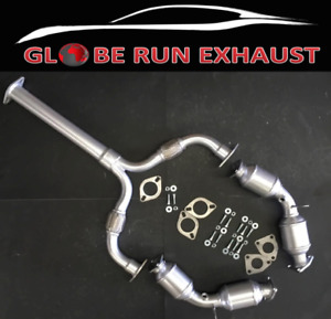 FIT: 2003-2004-05-06 Nissan 350Z 3.5L Front D/S-P/S Catalytic With Flex Y-Pipe