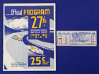 1939 Indy 500 ORIGINAL PROGRAM w/SCORE SHEET & Reproduction Ticket - EXCELLENT!