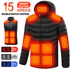 Heated Vest Mens Women USB Heated Jacket Heating Vest Thermal Clothing Hunting ⟡