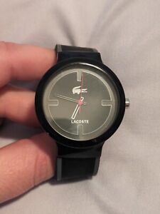 Lacoste Men's Watch Analog Black Silicone Classic Strap