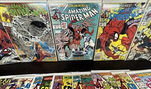 Amazing Spider-man Comic Lot Run of (21) 328, 344, 345 McFarlane Venom Punisher