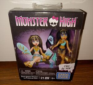 Monster High Blocks Cleo de Nile Egyptian Mega Bloks Age 6+