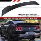 FOR 2015-2023 FORD MUSTANG GT MATTE BLACK MD STYLE HIGHKICK TRUNK SPOILER WING (For: 2018 Ford Mustang GT)