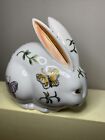 New ListingAndrea by Sadek Porcelain Bunny Rabbit Figurine with Butterflies Gold Trim