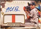 2023 Topps Inception Hunter Brown Rookie Patch Auto #002/149 Astros
