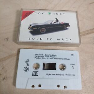 Too Short Born To Mack Audio Cassette Tape Vintage Rap Hip Hop 1988