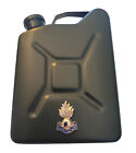 CORPS OF ROYAL ENGINEERS DELUXE JERRY CAN HIP FLASK WITH GOLD PLATED BADGE