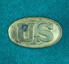 Authentic Non Dug Civil War Small Baby US Belt Buckle US Plate Relic