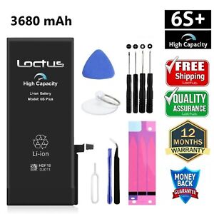 iPhone 6S Plus 3680mAh High Capacity Replacement Battery A1634 with Tool Kit