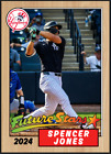 2024 Spencer Jones Future Stars MLB Rookie 87 Style New York Yankees #19