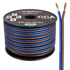 Skar Audio 12 Gauge CCA Car Audio Speaker Wire - 100 Feet (Matte Brown/Blue)