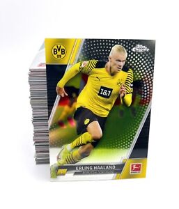 2021-22 Topps Chrome Bundesliga Soccer Complete 100 Card Set *Free Shipping*