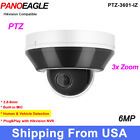Hikvision Compatible 6MP PTZ 3x ZOOM IR Security IP Camera PoE Acusense Outdoor