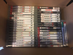 PS3 Game Lot 40 Sony PlayStation 3 Games Wholesale Good for Resale Pre-Owned