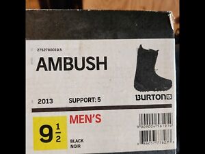 Used Mens Burton Ambush Snowboard Boots - Size 9.5
