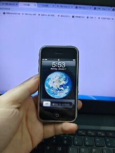 Working Apple iPhone 1st gen(iPhone 2G) 8GB Black A1203 Unlocked Classic 3.5''