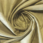 SH028 Beautiful Honey Sage Hand Woven Dupioni Silk Fabric 100% Silk Fabric BTY