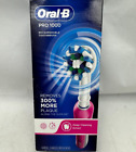 New ListingOral-B Pro 1000 Rechargeable Toothbrush Deep Cleaning Rose Pink NEW Damaged Box