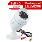 ZOSI 2MP Security Camera 4in1 Bullet Surveillance CCTV Outdoor Night Vision Cam