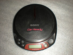 Sony D-NE518CK Atrac3plus MP3 CD Walkman Player WORKS BUT HAS DEAD DISPLAY ASIS