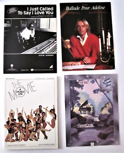 New ListingLot of 4 Vintage 1980's Sheet Music ,