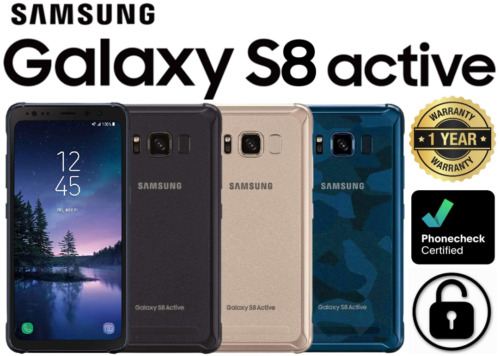 Samsung Galaxy S8 Active 64GB (GSM Unlocked) T-Mobile AT&T Metro Cricket - Good!